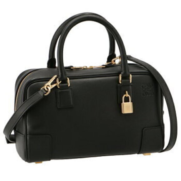 Loewe Handbags - Loewe AMAZONA Shoulder Handbag Black